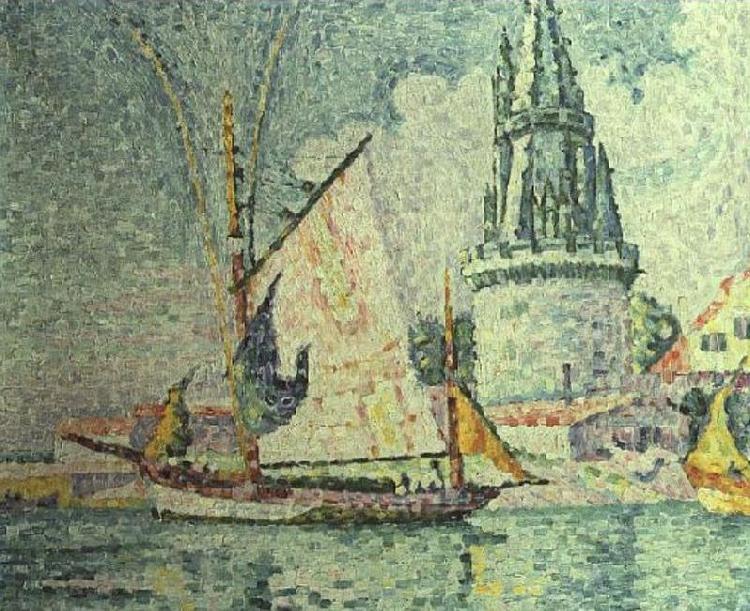 Paul Signac La Rochelle, the Quartermaster's Tower China oil painting art